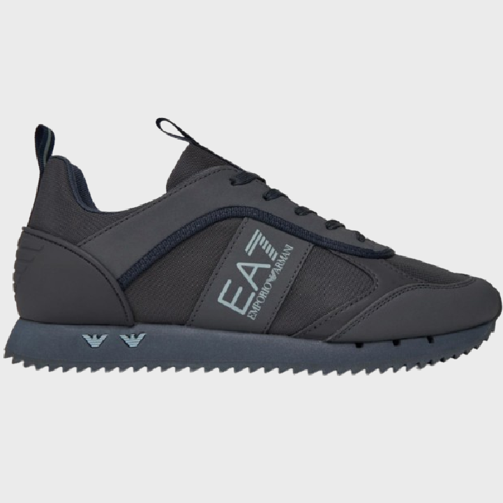 EA7 Emporio Armani X8X027 Woven Sneaker T589 Triple Vulcan/Abyss
