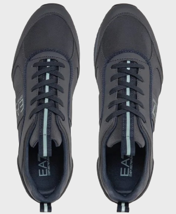 EA7 Emporio Armani X8X027 Woven Sneaker T589 Triple Vulcan/Abyss