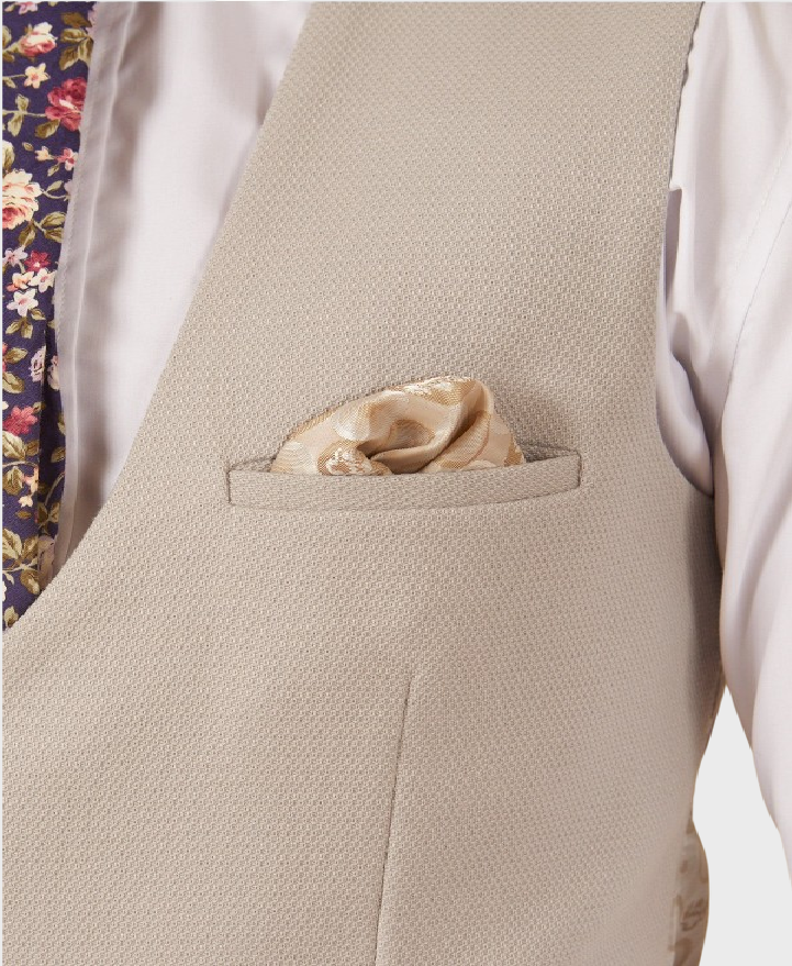 Marc Darcy HM5 Waistcoat Stone