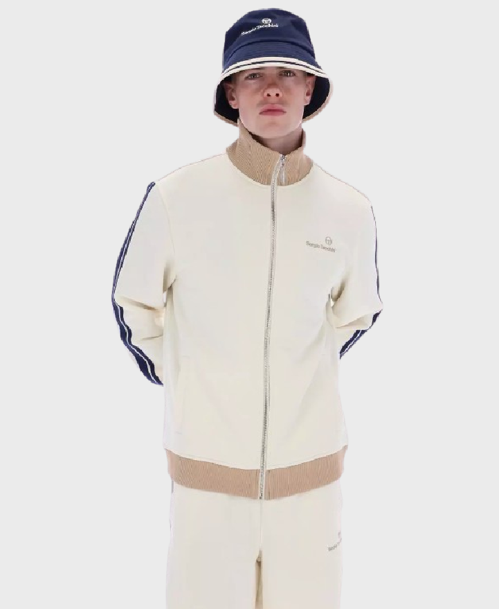 Sergio Tacchini Adriano Track Top Pearled Ivory