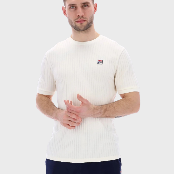 Fila ss24mh009 Easton T-Shirt 130 Gardenia