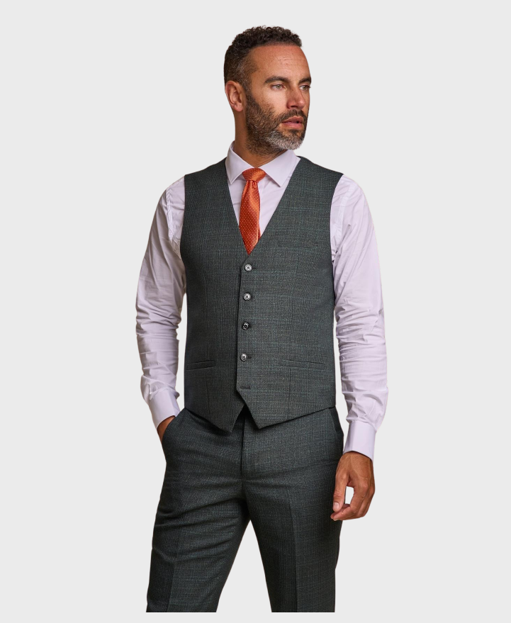 Cavani Caridi Waistcoat Olive