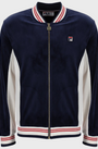Fila Miguel Velour Track Top 411 Fila Navy/Gardenia/Fila Red