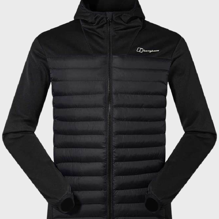 Berghaus Vaskye Hooded Hybrid Jacket Black