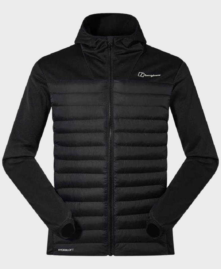 Berghaus Vaskye Hooded Hybrid Jacket Black