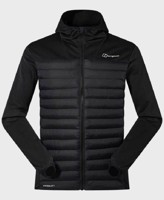 Berghaus Vaskye Hooded Hybrid Jacket Black