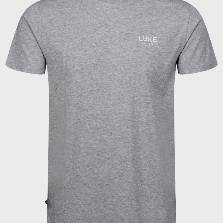 Luke 1977 M730180 Superb Luke Est 1977 T-shirt Mid Grey Marl