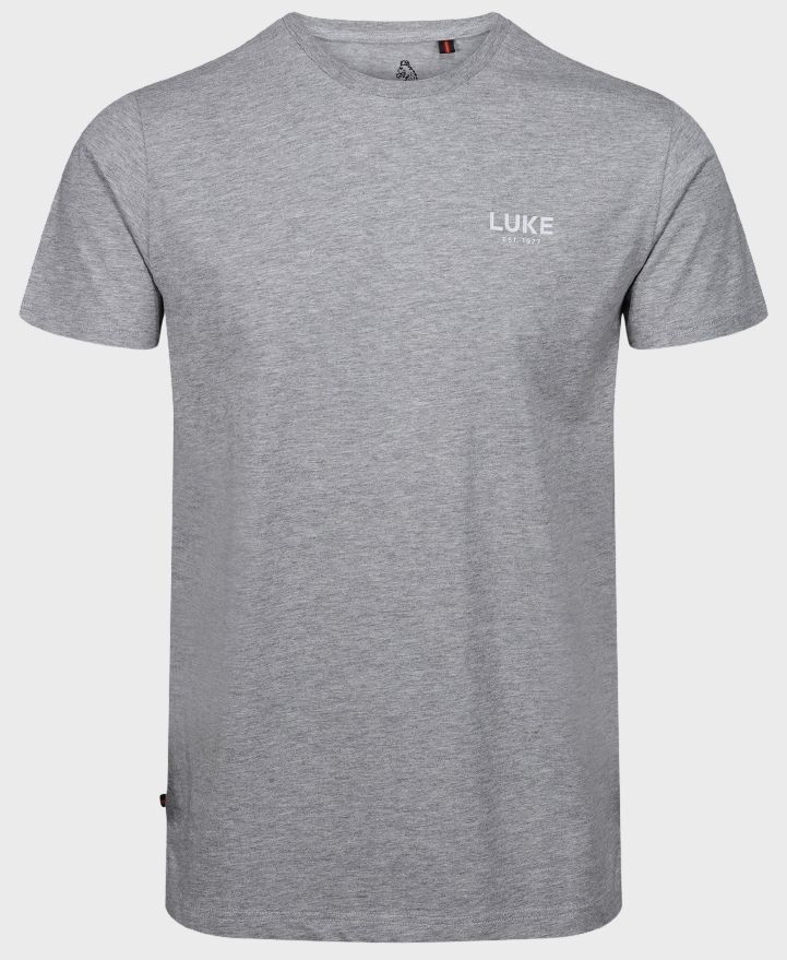 Luke 1977 M730180 Superb Luke Est 1977 T-shirt Mid Grey Marl