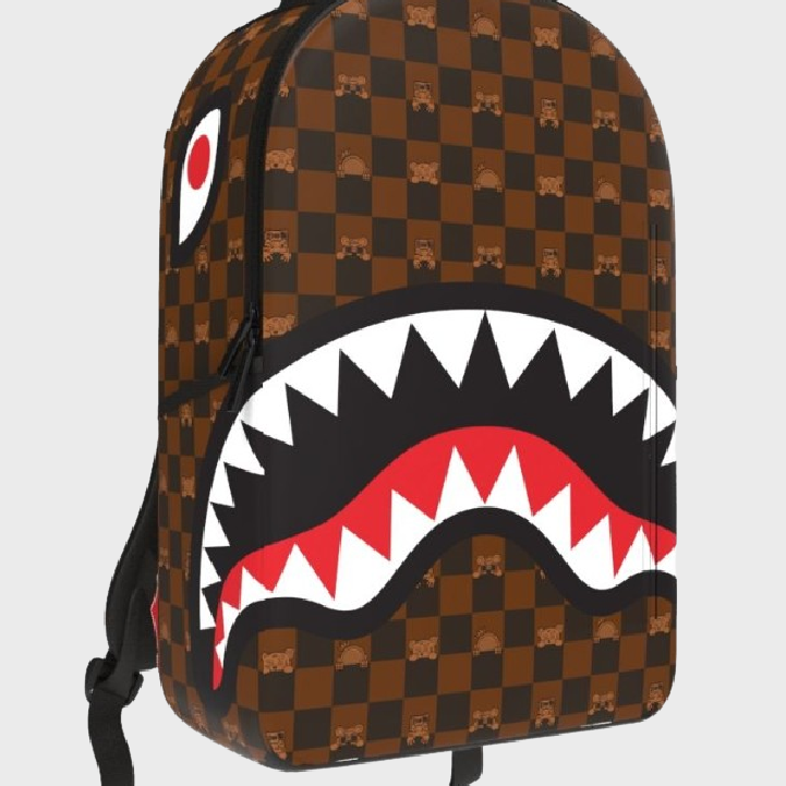 Sprayground B7331 Peeking Character Backpack Black/Brown