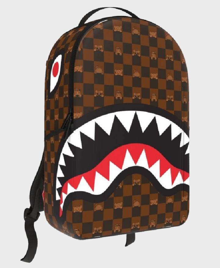 Sprayground B7331 Peeking Character Backpack Black/Brown