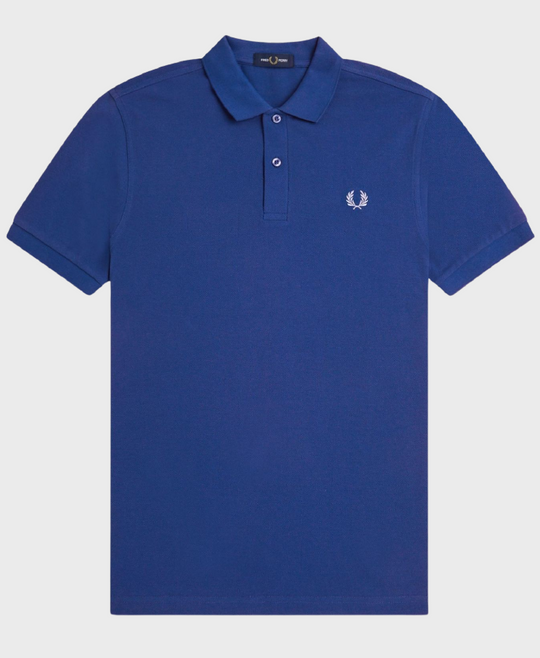 Fred Perry M6000 Plain Fred Perry Polo Shirt X04 Shdcobl/Lghsmoke