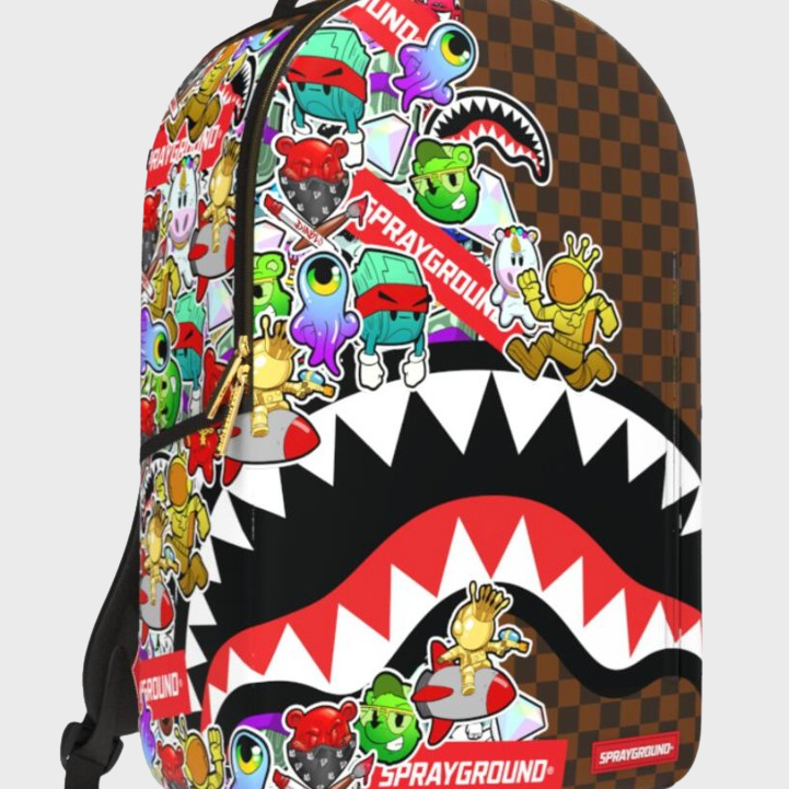 Sprayground B5798 Sticker Bomb Backpack
