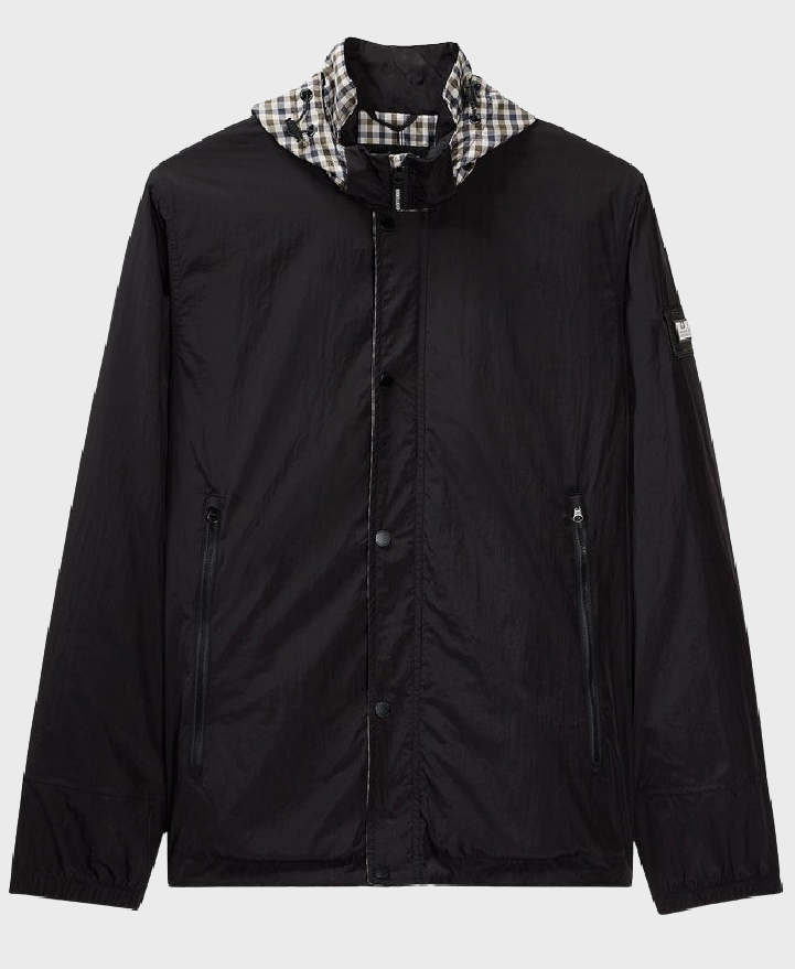 Weekend Offender Saunders Parachute Jacket Black