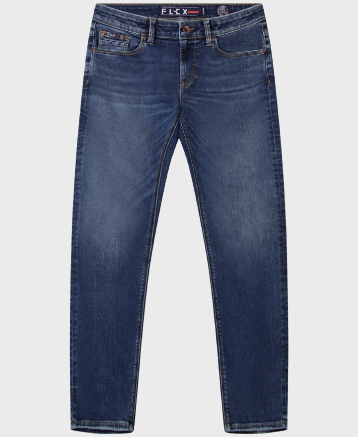 Mish Mash 1984 Flex Active Mid Jeans Mid Blue