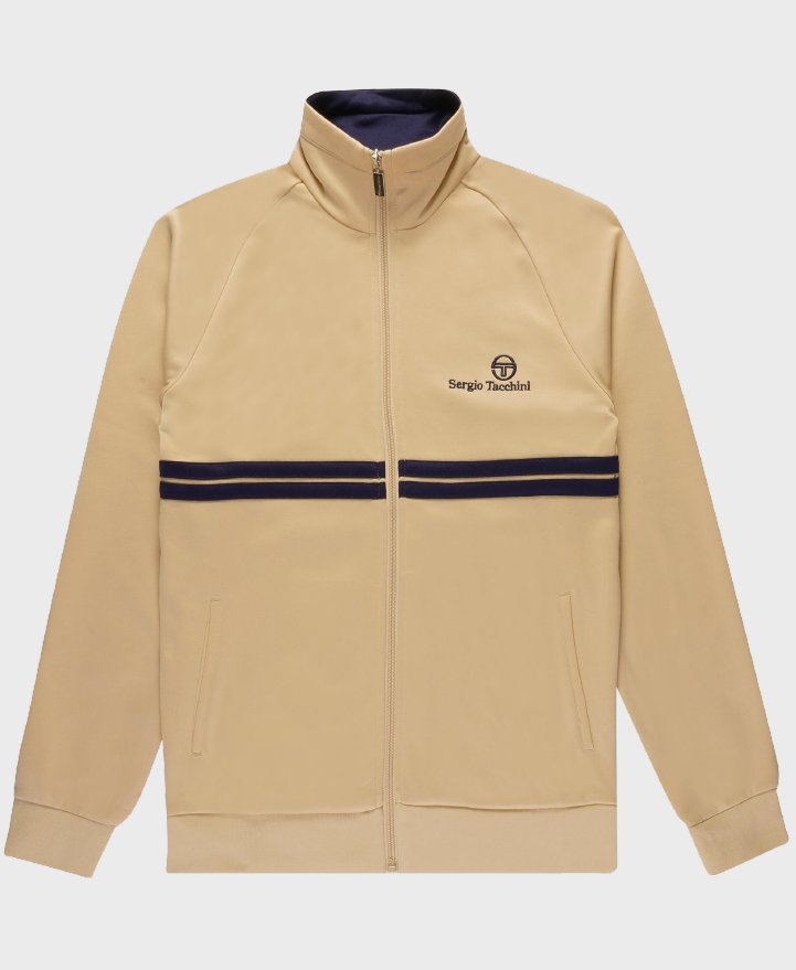 Sergio Tacchini STM21139 New Dallas Track Top Latte/Maritime Blue