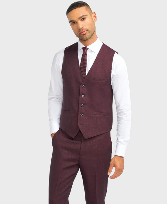 Cavani Caridi Waistcoat Wine