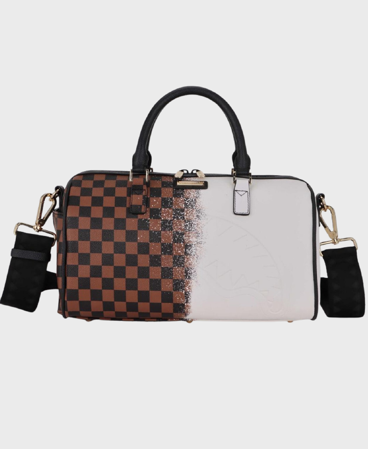 Sprayground D6668 Shark Spritz Mini Duffle Bag