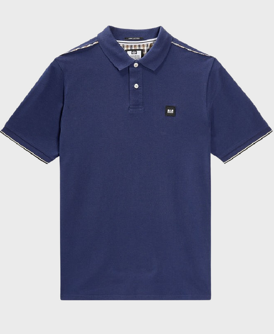 Weekend Offender Sakai Polo Bright Navy/Midhousecheck