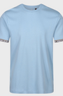 Luke 1977 M800153 Nelson Text Cuff Shirt Sky Blue