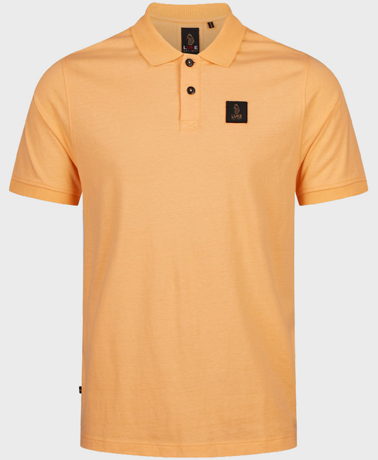Luke 1977 M731450 Laos Patch Polo Shirt Nectarine