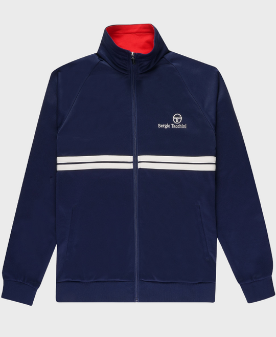 Sergio Tacchini STM21139 New Dallas Track Top Maritime Blue/Adrenline Rush/White