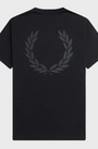 Fred Perry M7784 Rear Powder Laurel T-shirt 198 Black