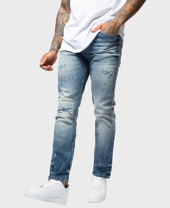 Valere Milano VM249 Sopra Relaxed Jean Mid Wash