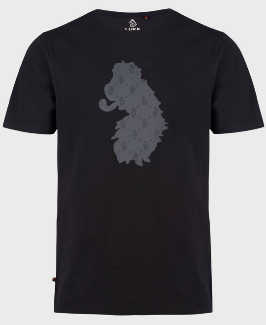 Luke 1977 M720152 Infilapenny T-shirt Black Charcoal