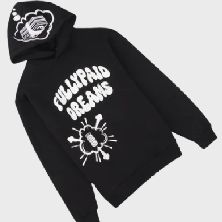 Fully Paid Dreams Hoodie Black/White