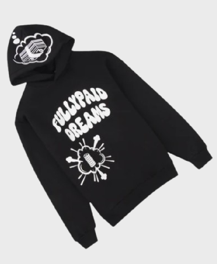 Fully Paid Dreams Hoodie Black/White