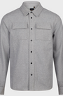 Luke 1977 M780950 Ettrick Overshirt Mid Marl Grey
