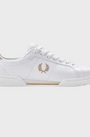 Fred Perry B6311 B722 Leather Trainers U67 White/Warmstone