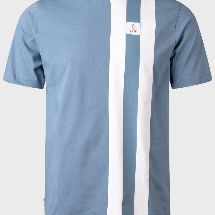 Luke 1977 M740155 Edale T-shirt Denim Blue