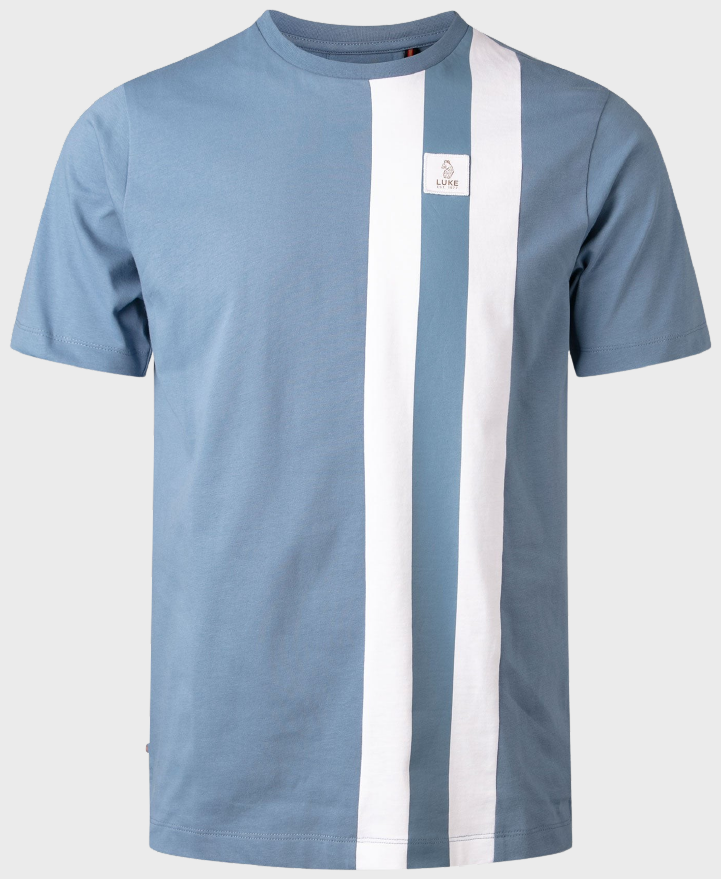 Luke 1977 M740155 Edale T-shirt Denim Blue