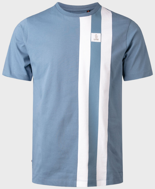 Luke 1977 M740155 Edale T-shirt Denim Blue