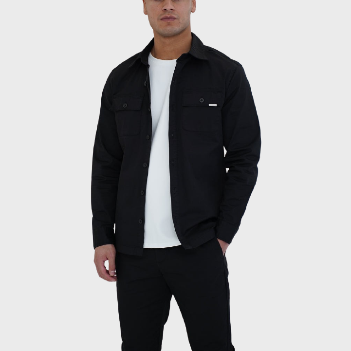 Capo Cargo Overshirt Black