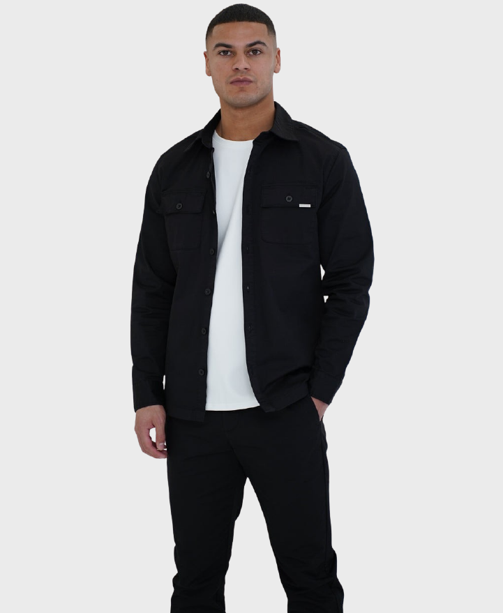 Capo Cargo Overshirt Black