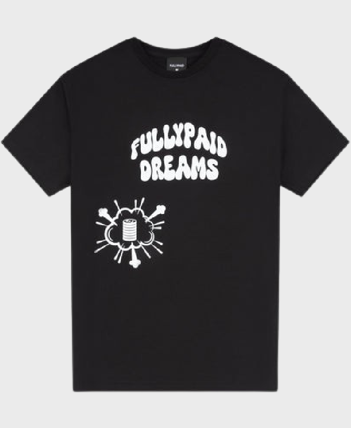 Fully Paid Dreams T-shirt Black/White