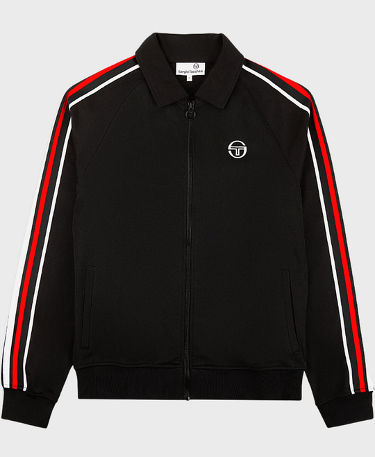 Sergio Tacchini STM21116 Renshaw Tape Track Top Black