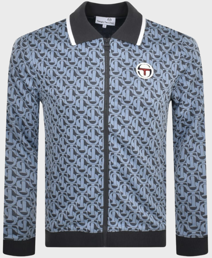 Sergio Tacchini Perry TT Monogram Track Top Celestial Blue