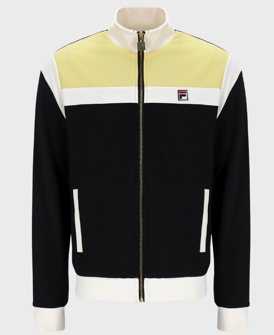 Fila Cruz Colour Block Track Jacket Black/Gardenia