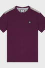 Weekend Offender Diaz T-shirt Acaiberry/Midhousecheck