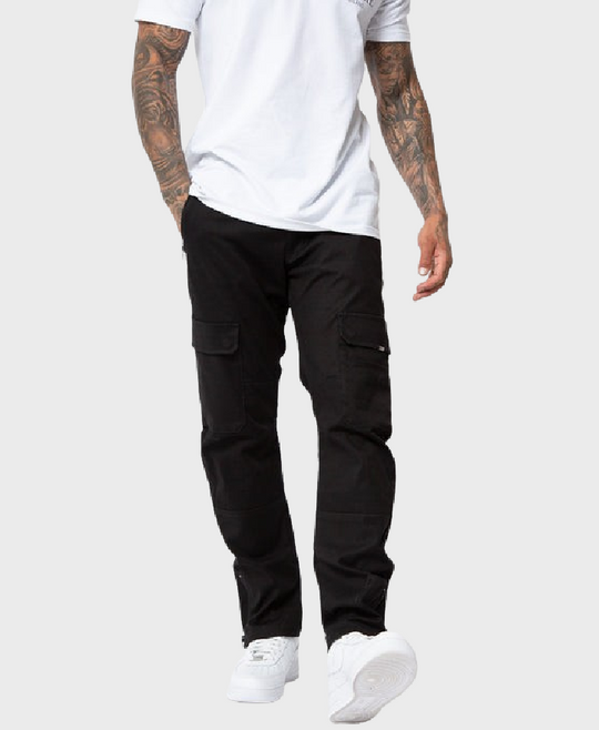 Valere Milano VM202 Armando Cargo Pants Black