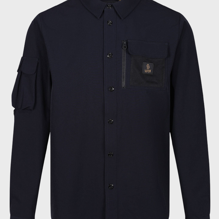 Luke 1977 M710950 Hulun Pocket Jacket Dark Navy