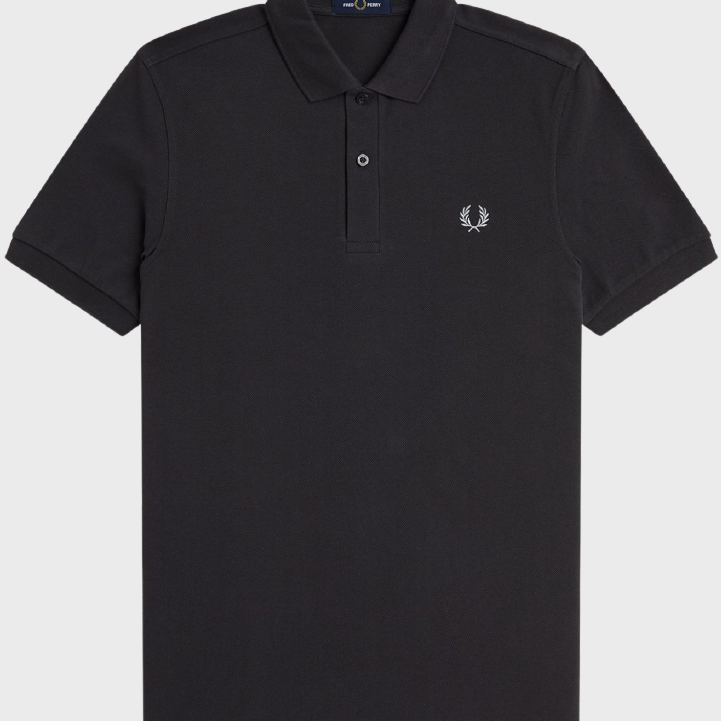 Fred Perry M3600 Plain Polo Shirt W97 Anchor Grey/Limestone