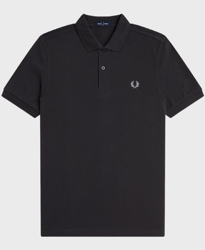 Fred Perry M3600 Plain Polo Shirt W97 Anchor Grey/Limestone
