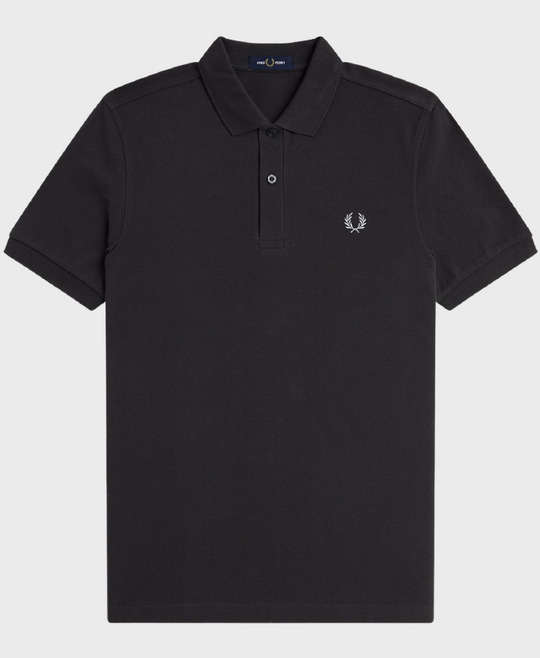 Fred Perry M3600 Plain Polo Shirt W97 Anchor Grey/Limestone