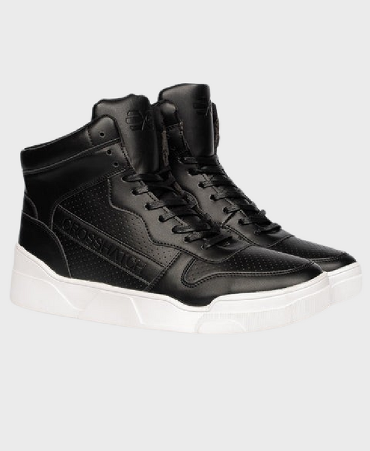 Crosshatch Arialva High Top Trainers Black
