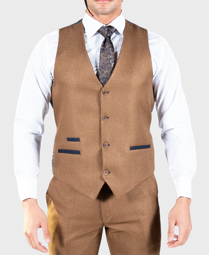 Spectre Mycroft Waistcoat Tan