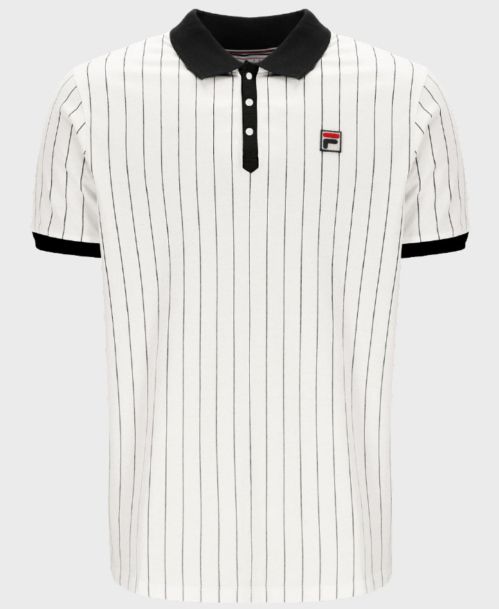 Fila BB1 Classic Vintage Polo 132 Gardenia/Black